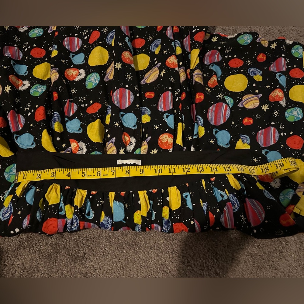 Unique vintage space skirt XL